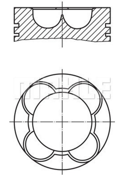 Piston Segman 84.50MM 0.50 Bmw M57 D30 E46 E60 E90 E92 E65 E66 E83 E53 18051