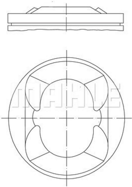 Piston Segman Std 77.00MM Bmw N13 B16 F20 F30 Mini N18 R55 R56 R58 R59 R60 Peugeot 5fw Ep6 5008 308 3008 207 Citroen C3 C4 18051