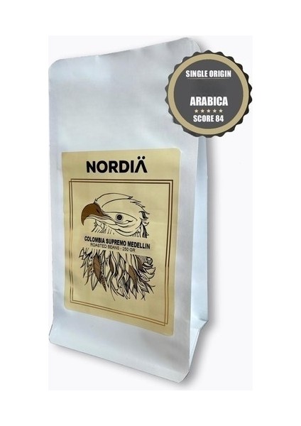 Çekirdek (250 gr) Colombia Supremo Medellin Filtre Kahve