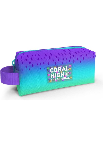 Kids Mor Lila Renk Geçişli Kalem Çantası 22077