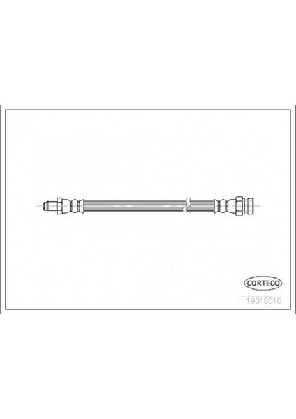 Fren Hortumu Ön Mercedes 190 W201 W124 W126 R129 18051