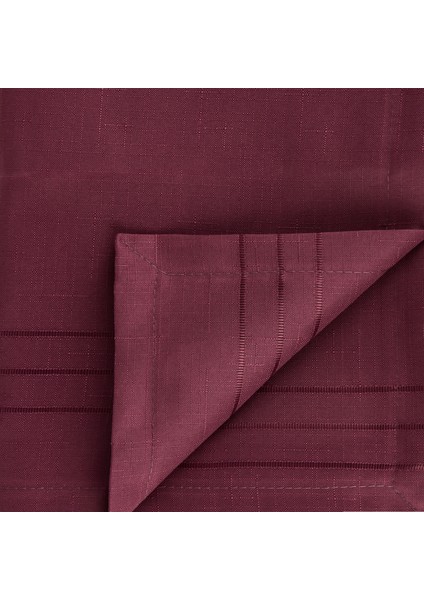 Soft Jakarlı Dokuma Masa Örtüsü - Mürdüm - 160X220 cm