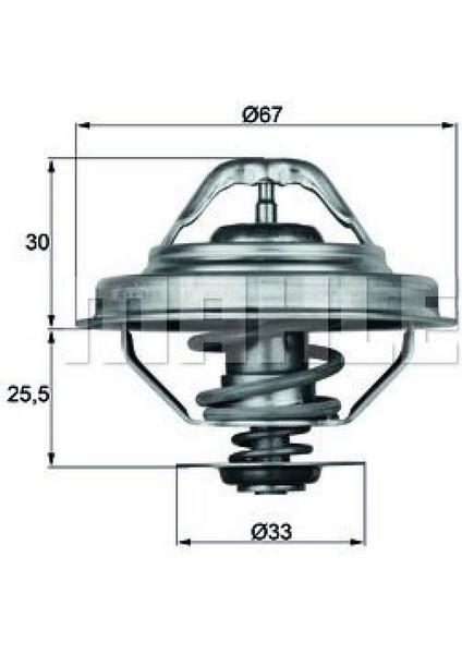 Termostat Bmw 3 E36 88C 18051