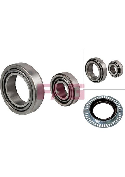 Teker Rulmani On Mercedes W126 W140 W220 C215 18051