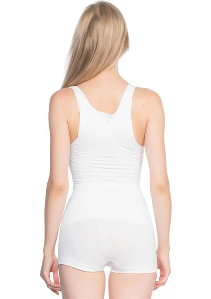 Beyaz Emay 5015 Kalın Askılı Atlet Korse modelleri