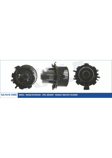 Kalorifer Motoru 12V Master-Movano 2.5-3.0 Dti-Dci 18051
