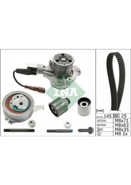 Devirdaimli Triger Seti Golf7-A3-Leon-Passat-Tiguan 1.6-2.0 Tdi 13 Clha/b-Dcxa-Crlb-Cuvc-Crka-Crkb- 18051