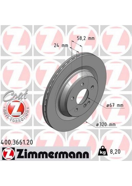 Fren Diski Arka Mercedes Amg W221 C216 W222 R230 18051