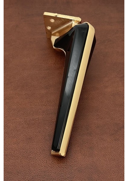 Wings Gold Siyah Mobilya Koltuk Ayağı Chester Komidin Tv Ünitesi Vestiyer Ayağı 21 cm 8 Adet modelleri