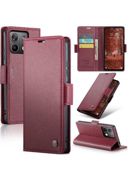 Xiaomi Redmi Not 13 5g Cüzdan Durumda Kart Yuvası Darbeye Dayanıklı (Yurt Dışından)