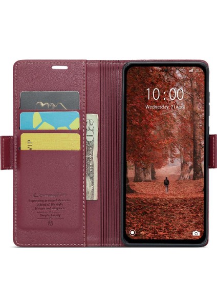 Xiaomi Redmi Not 13 5g Cüzdan Durumda Kart Yuvası Darbeye Dayanıklı (Yurt Dışından)