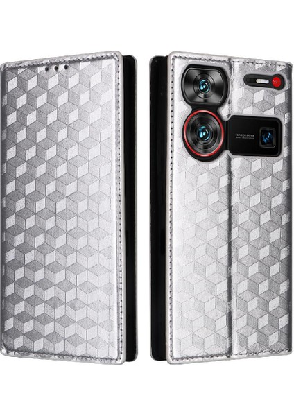 Nubia Z60 Ultra 5g Için Kılıf Cüzdan Kart Yuvaları Tutucu Manyetik Kapatma Pu (Yurt Dışından)