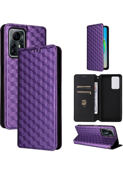 Zte Blade A72S 3D Desen Cüzdan Kart Yuvaları Tutucu Manyetik Pu (Yurt Dışından)