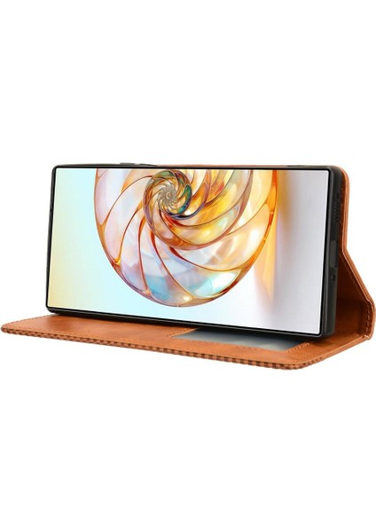 Zte Nubia Z60 Ultra Pu Deri Manyetik Kapatma Cüzdan (Yurt Dışından)