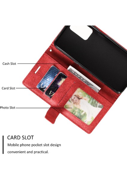 Oppo A74 4G/A95 4g Pu Deri Darbeye Kart Tutucu Kickstand Için Kılıf (Yurt Dışından) modelleri