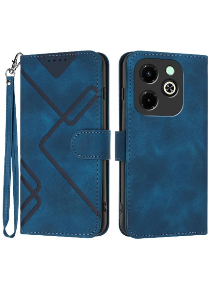 Kart ile Infinix Sıcak 40I Flip Cüzdan Pu Deri Manyetik Kapak Için Kılıf (Yurt Dışından)