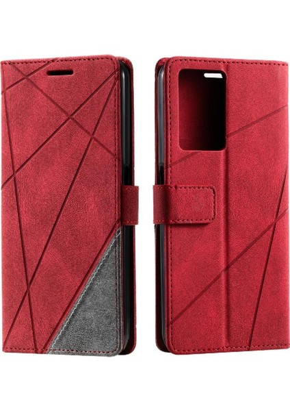 Oppo A57E 4G/A57S 4g Darbeye Pu Deri Cüzdan Flip Folio Kart Için Kılıf (Yurt Dışından)