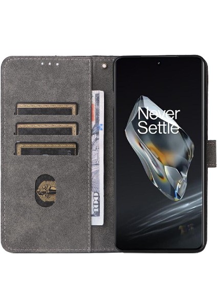Oneplus 12R 5g Flip Folio Cüzdan Pu Deri Rfıd Engelleme Kapatma (Yurt Dışından)