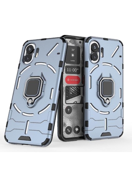Nothing Kılıf Telefon 2 Darbeye Kapak 360 &deg; Dönen Halka Kickstand Damla (Yurt Dışından)
