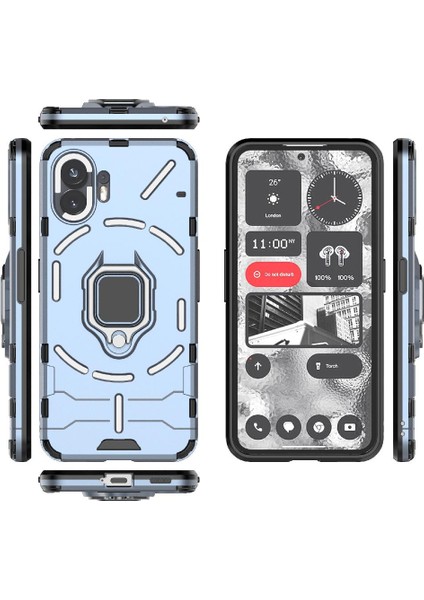 Nothing Kılıf Telefon 2 Darbeye Kapak 360 &deg; Dönen Halka Kickstand Damla (Yurt Dışından) fiyatları