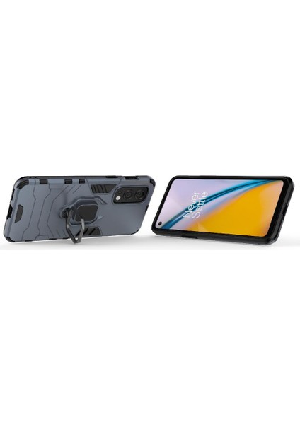 Oneplus Nord 2 5g Için Kılıf 360 &deg; Dönen Halka Askeri Damla Koruma (Yurt Dışından) modelleri