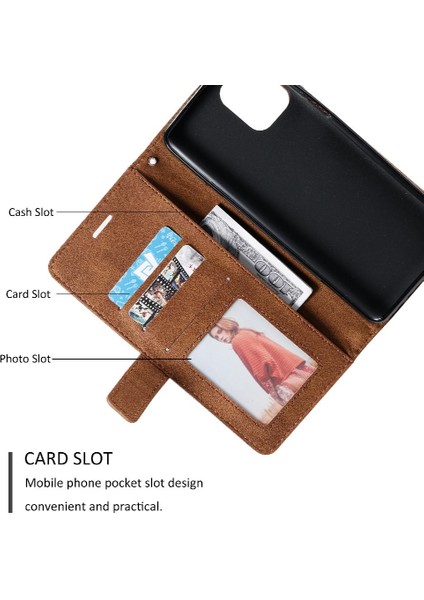 Manyi Mall Motorola Moto Kenar S/G100 Cüzdan Flip Folio Kart Tutucu Kickstand (Yurt Dışından)