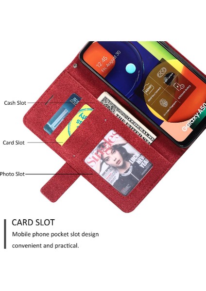 Samsung Galaxy A50/A50S/A30S Cüzdan Flip Folio Manyetik Kart Pu (Yurt Dışından) fırsatları