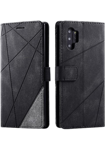 Samsung Galaxy Not 10 Artı Manyetik Darbeye Pu Deri Kart (Yurt Dışından)