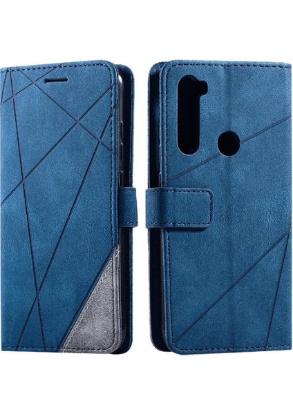 Xiaomi Redmi Not 8 Için Kılıf Manyetik Kart Tutucu Kickstand Darbeye Pu (Yurt Dışından)