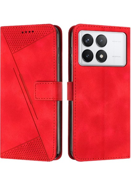Xiaomi Redmi Için Kılıf K70/K70 Pro Pu Deri Darbeye Kapak Kapak Yan (Yurt Dışından)
