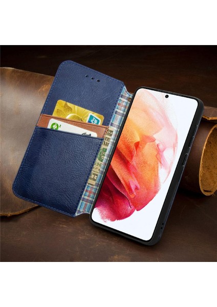 Samsung Galaxy S21FE Cüzdan Fonksiyonu Için Kılıf Moda Tasarım Deri Kılıf (Yurt Dışından) modelleri