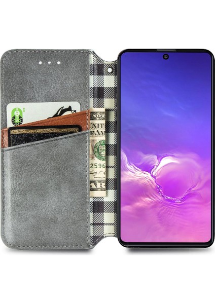 Samsung Galaxy S10 Lite Cüzdan Fonksiyonu Için Kılıf Deri Kılıf Zarif (Yurt Dışından)
