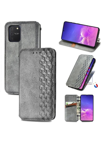 Samsung Galaxy S10 Lite Cüzdan Fonksiyonu Için Kılıf Deri Kılıf Zarif (Yurt Dışından)