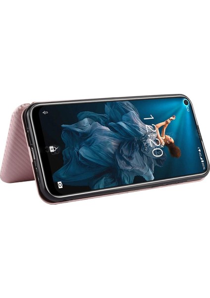 Oukitel C17/C17 Pro Tam Koruma Manyetik Karbon Fiber Kart Için Kılıf (Yurt Dışından)