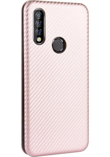 Oukitel C17/C17 Pro Tam Koruma Manyetik Karbon Fiber Kart Için Kılıf (Yurt Dışından)