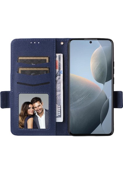 Xiaomi Poco X6 Pro Pu Deri Manyetik Yan Toka Cüzdan Kartı (Yurt Dışından)