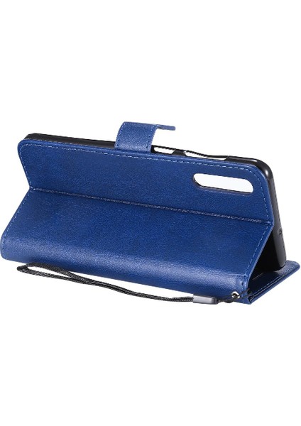 Samsung Galaxy Için Flip Case A50/A50S/A30S Klasik Katı Renk Kartı ile (Yurt Dışından) fırsatları