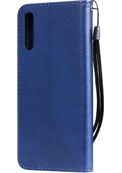 Samsung Galaxy Için Flip Case A50/A50S/A30S Klasik Katı Renk Kartı ile (Yurt Dışından) indirimleri