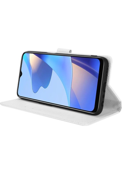 Oppo A16/A16S/A54S Manyetik Cüzdan Kapak Kickstand Kart Tutucu (Yurt Dışından)
