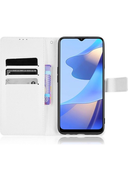 Oppo A16/A16S/A54S Manyetik Cüzdan Kapak Kickstand Kart Tutucu (Yurt Dışından)