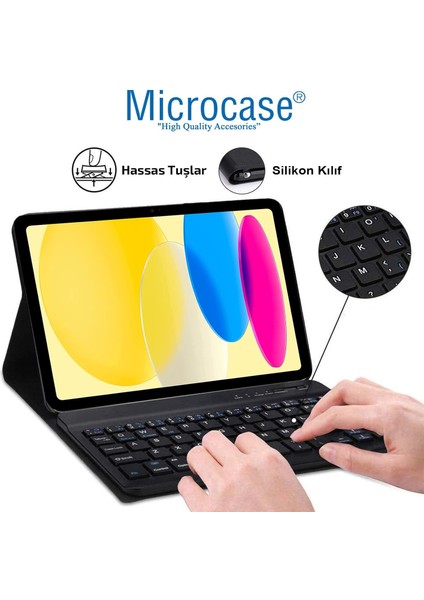 Honor Pad 9 Tablet Uyumlu Bluetooth Klavyeli Standlı Kılıf - BKK16
