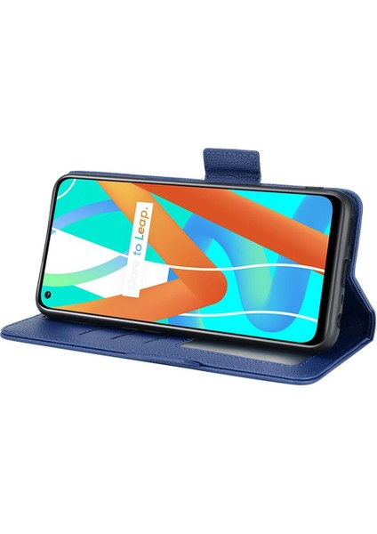 Realme 8 5g Pu Deri Manyetik Yan Toka Cüzdan Kart Yuvaları Için Kılıf (Yurt Dışından) fiyatları