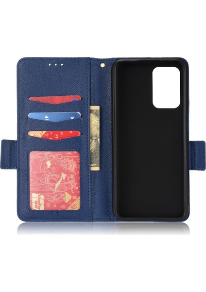 Realme 8 5g Pu Deri Manyetik Yan Toka Cüzdan Kart Yuvaları Için Kılıf (Yurt Dışından) modelleri