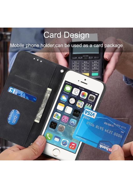 Iphone 6 Için Filp Durumda Artı/7 Artı/8 Artı Bilek Kayışı Kredi Kartı Tutucu (Yurt Dışından)