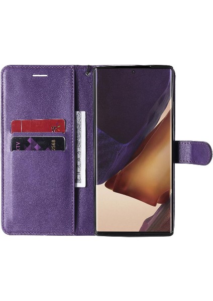 Samsung Galaxy Not 20 Için Flip Case Ultra Klasik Düz Renk ile Yüksek (Yurt Dışından)