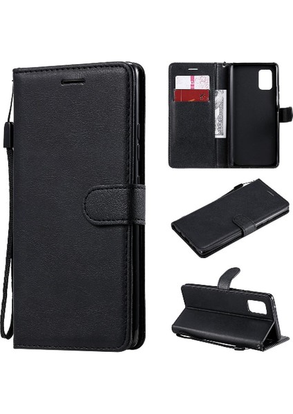 Samsung Galaxy A71 5g Iş Cüzdan Telefon Kılıfı Klasik Için Flip Case (Yurt Dışından)