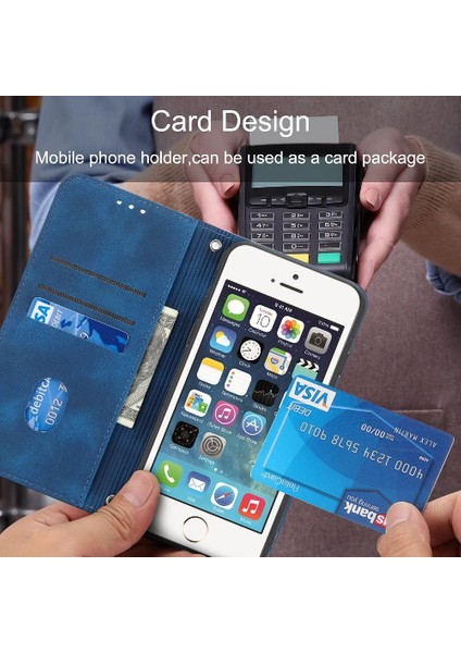 Iphone 6 Için Filp Durumda Artı/7 Artı/8 Artı Bilek Kayışı Kredi Kartı Tutucu (Yurt Dışından)
