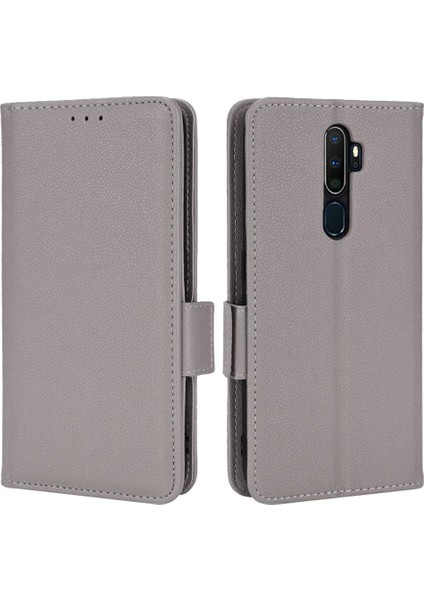 Oppo A5 Için Kılıf 2020/A9 2020 Pu Deri Cüzdan Kart Yuvaları Tutucu Yan (Yurt Dışından)