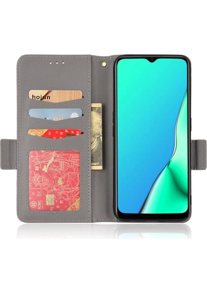 Oppo A5 Için Kılıf 2020/A9 2020 Pu Deri Cüzdan Kart Yuvaları Tutucu Yan (Yurt Dışından) fırsatları