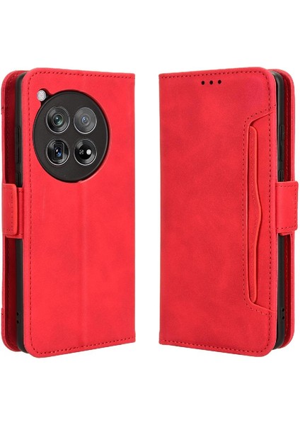 Oneplus 12 5g Deri Cüzdan Kapak Için Kılıf Ayarlanabilir Ayrılabilir Kart (Yurt Dışından)